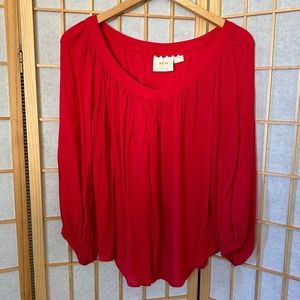 Super soft, flattering blouse by Maeve